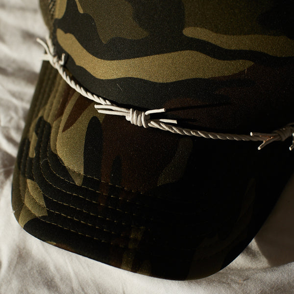 CAMO BARB-WIRED HAT